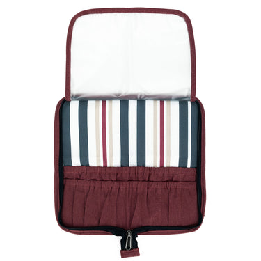 della Q Chicken Boots DPN/Crochet Hook Case - *Linen - Wine - Zoom Image