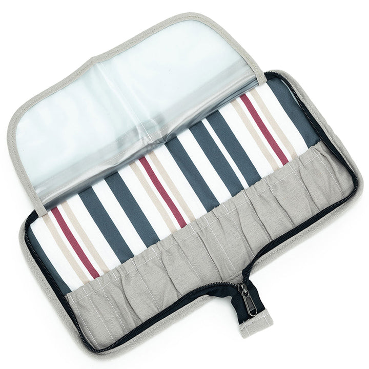 della Q Chicken Boots Interchangeable Needle Case - *Linen - Slate - Extra Image