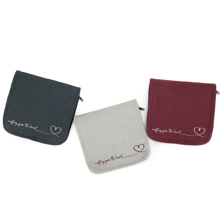 della Q Chicken Boots Interchangeable Needle Case - *Linen - Pebble - Extra Image