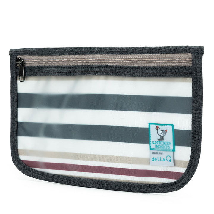 della Q Chicken Boots Notions Case - *Linen - Slate - Extra Image