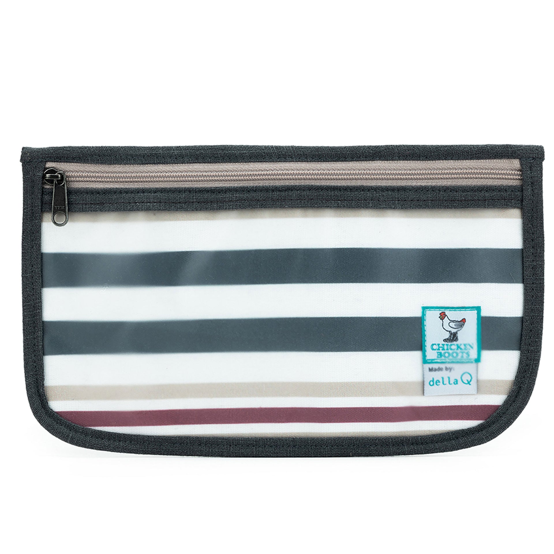 della Q Chicken Boots Notions Case - *Linen - Slate - Zoom Image