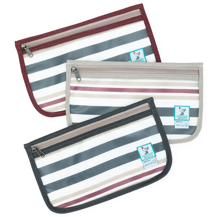 della Q Chicken Boots Notions Case - *Linen - Slate - Extra Image