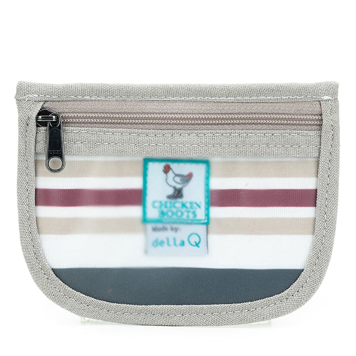 della Q Chicken Boots Stitch Marker Pouch - *Linen - Pebble - Extra Image