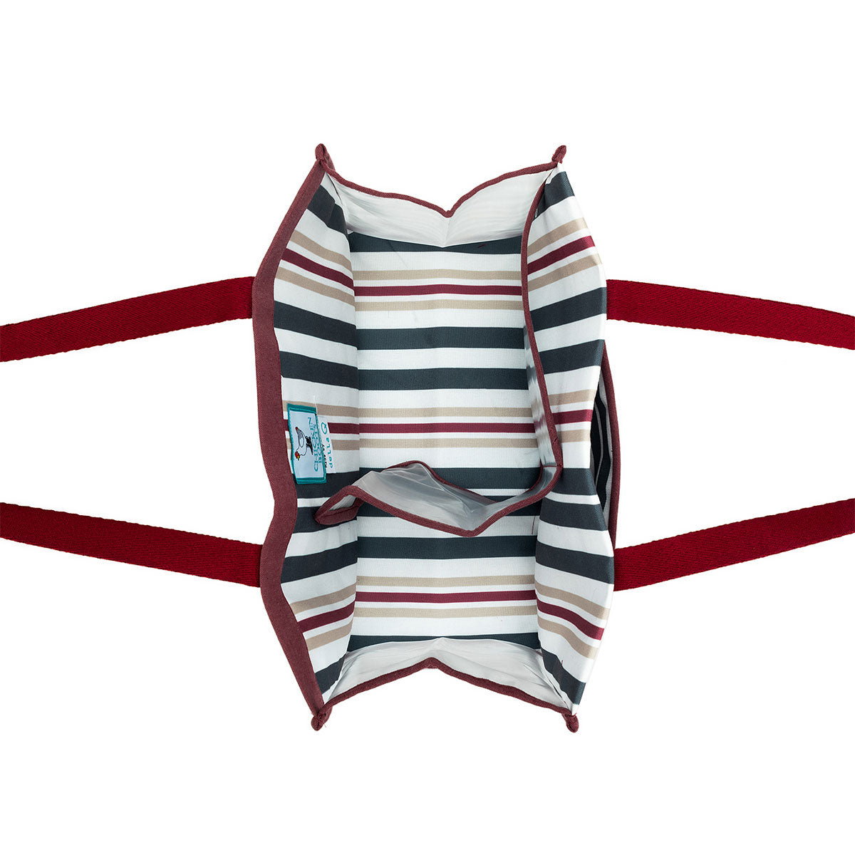 della Q Chicken Boots Project Bag - *Linen - Slate - Extra Image