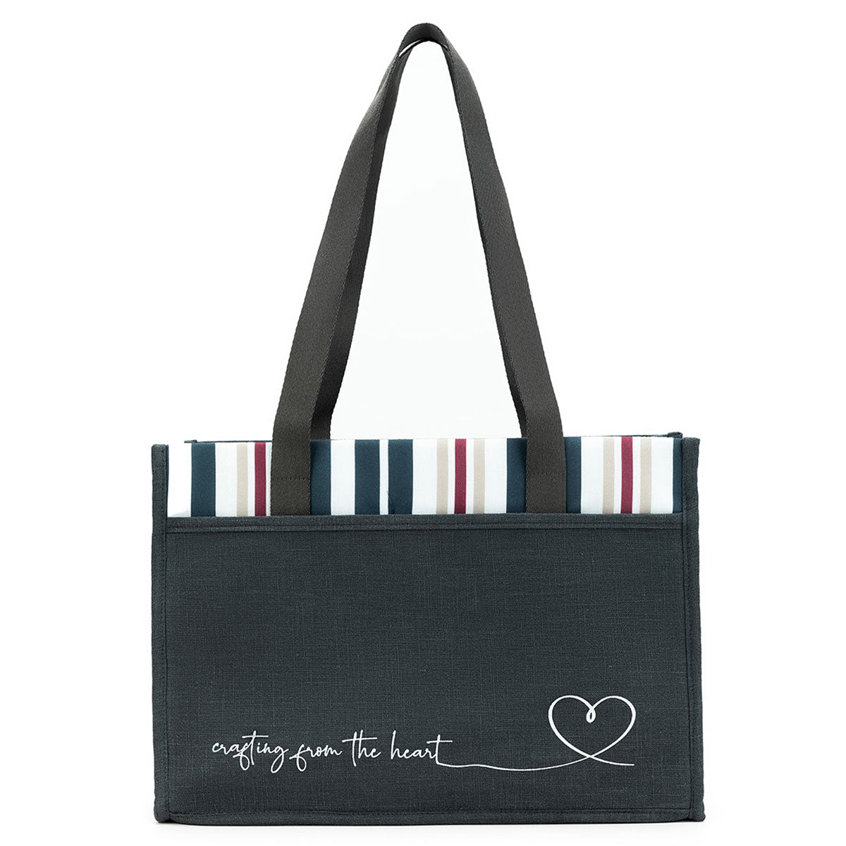 della Q Chicken Boots Project Bag - *Linen - Slate - Extra Image