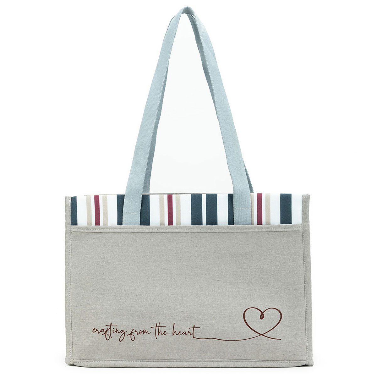 della Q Chicken Boots Project Bag - *Linen - Pebble - Extra Image