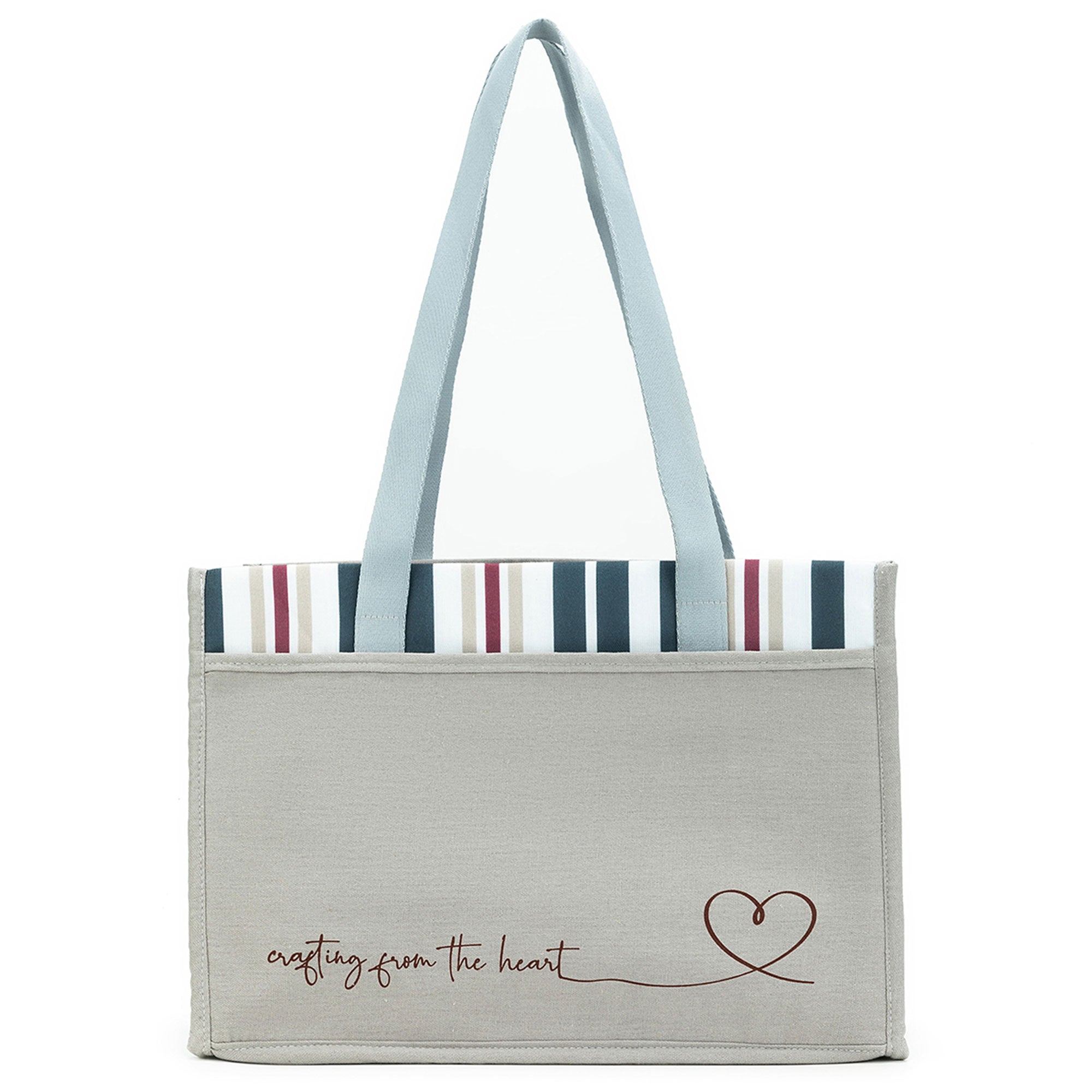 della Q Chicken Boots Project Bag - *Linen - Pebble - Zoom Image