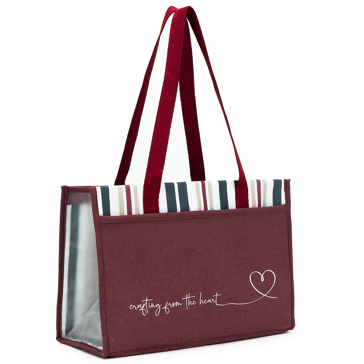 della Q Chicken Boots Project Bag - *Linen - Pebble - Extra Image