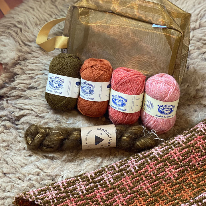 Jamieson's of Shetland Cloud Drift Rhinebeck Cowl Kits - Palette 1 - Extra Image
