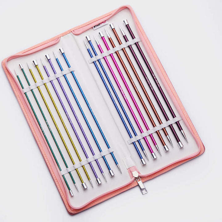 KnitPro Zing Single Pointed Needle Sets - Grande Single Point Needle Set - 10" - Zoom Image