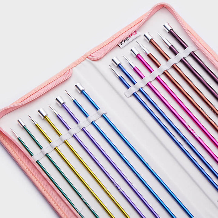 KnitPro Zing Single Pointed Needle Sets - Grande Single Point Needle Set - 10" - Extra Image