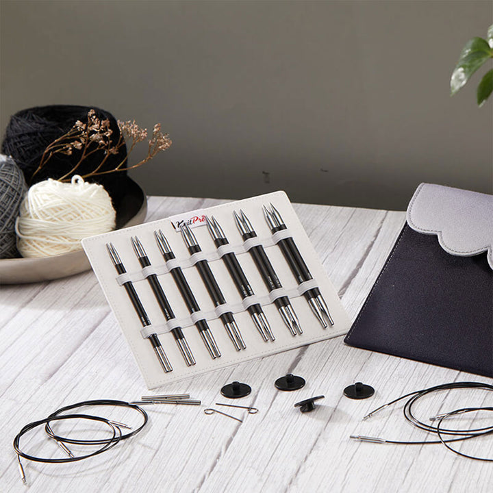 KnitPro Karbonz Interchangeable Sets - Midi Set - 5" - Extra Image