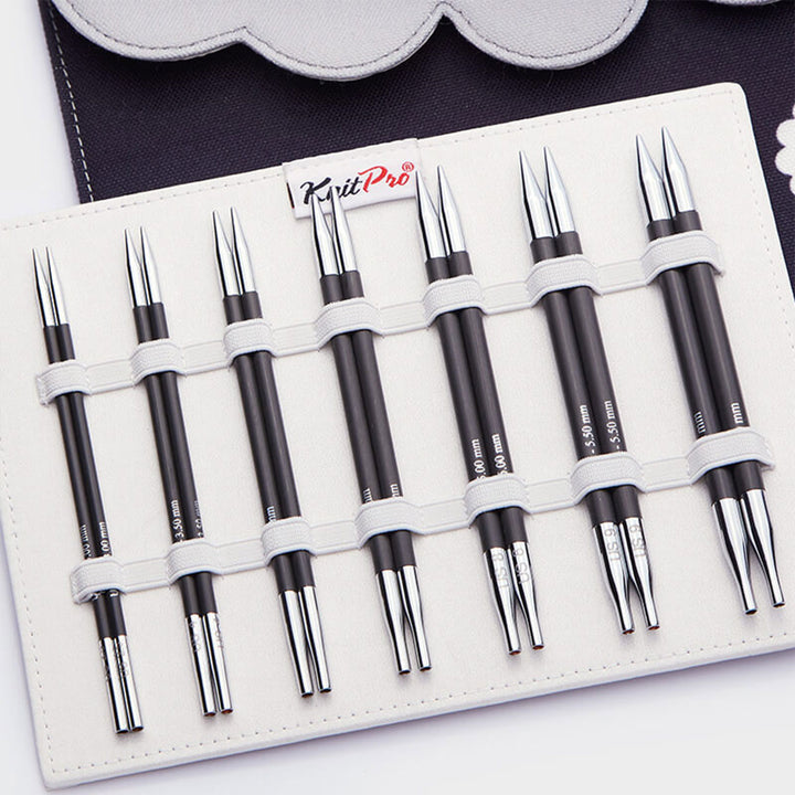 KnitPro Karbonz Interchangeable Sets - Midi Set - 5" - Extra Image