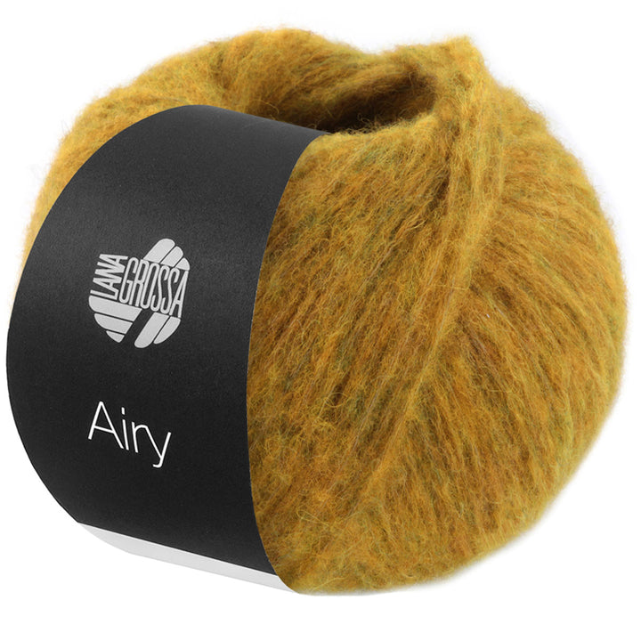 Lana Grossa Airy Yarn - 06 Curry - Extra Image