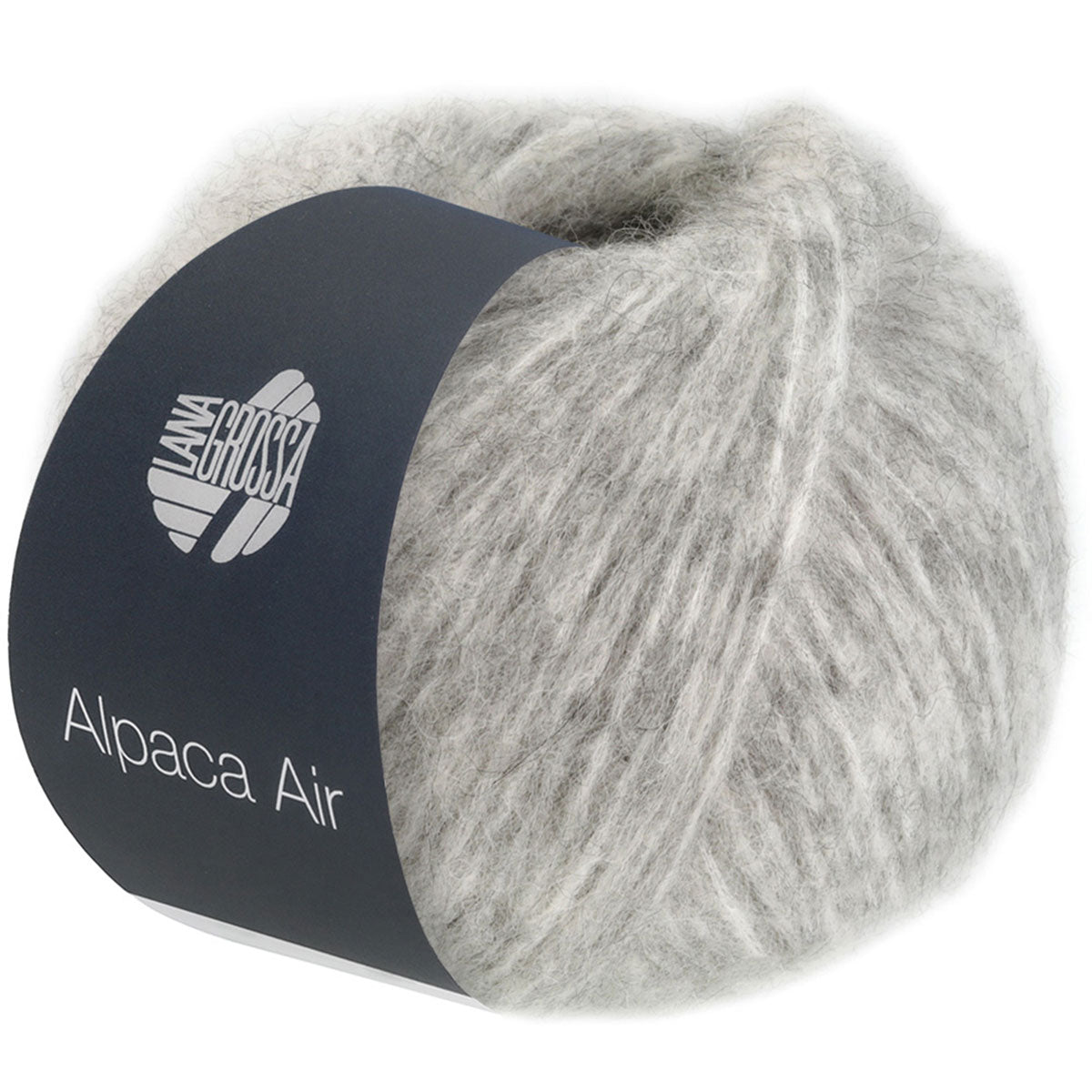 Lana Grossa Alpaca Air Yarn - 10 Light Grey - Extra Image