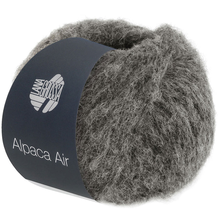 Lana Grossa Alpaca Air Yarn - 11 Charcoal - Extra Image