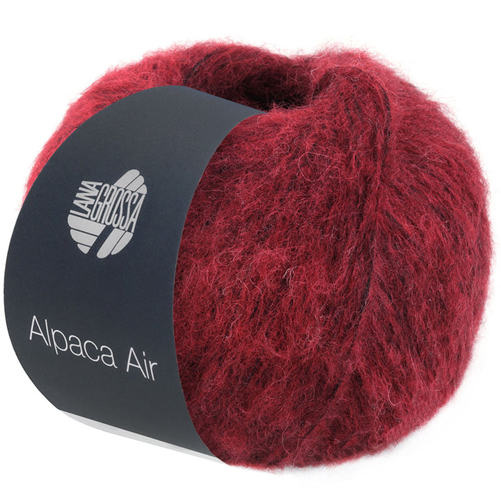 Lana Grossa Alpaca Air Yarn - 20 Dark Red - Extra Image