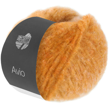 Lana Grossa Avio Yarn - 01 Honey/Mustard Yellow - Extra Image