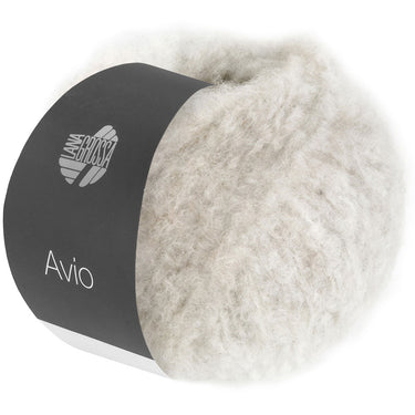 Lana Grossa Avio Yarn - 09 Silver Grey/Light Grey - Extra Image