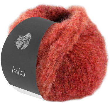 Lana Grossa Avio Yarn - 15 Rust Orange/Reddish Brown - Extra Image