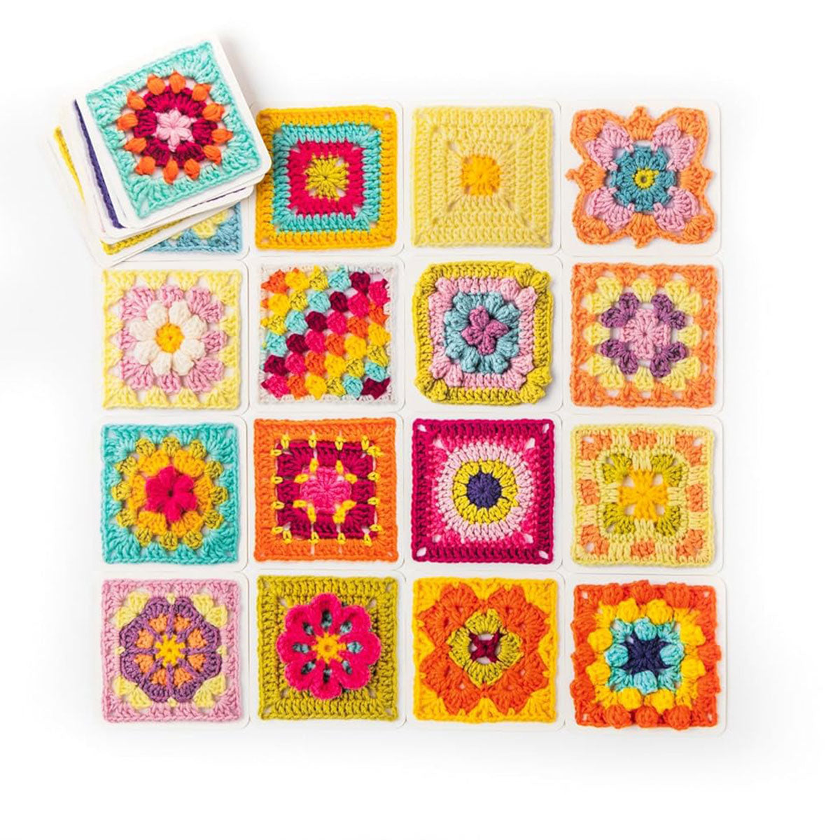 Penguin Random House Claire Montgomerie Crochet Books - The Granny Square Card Deck - Extra Image
