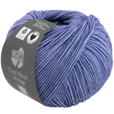 Lana Grossa Cool Wool Vintage Yarn - 7378 Light Blue - Extra Image