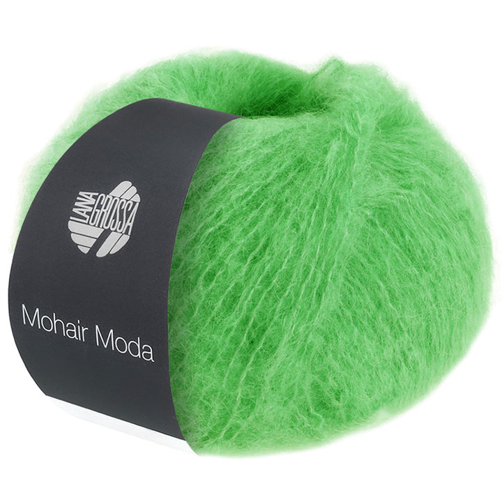 Lana Grossa Mohair Moda Yarn - 02 Lime Green - Extra Image