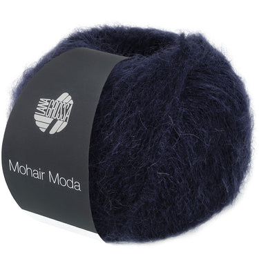 Lana Grossa Mohair Moda Yarn - 05 Night Blue - Extra Image