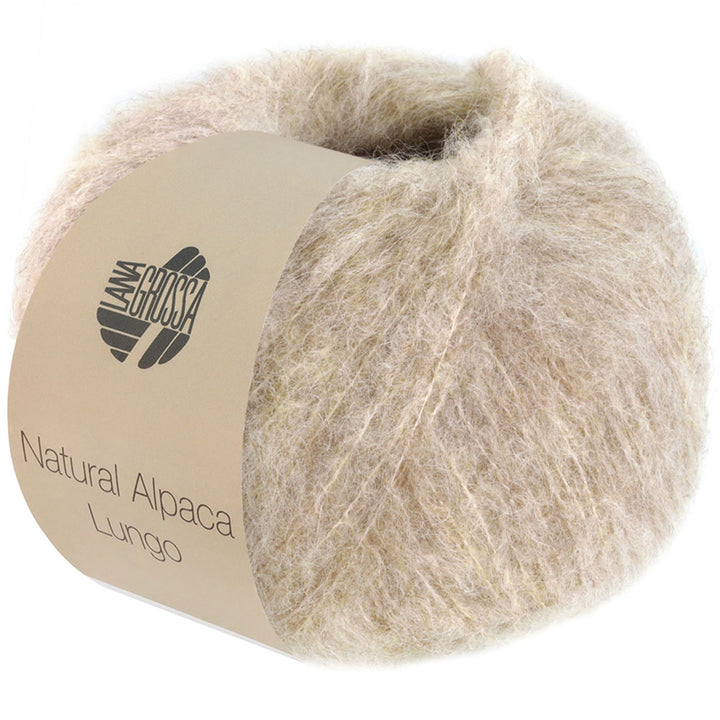 Lana Grossa Natural Alpaca Lungo Yarn - 02 Beige - Extra Image