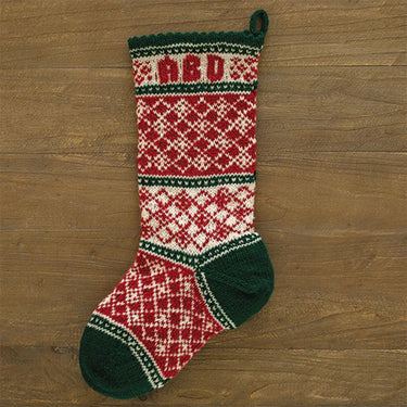 Appalachian Baby Design Cabin Christmas Stocking Kits - Christmas Diamonds Stocking Kit - Zoom Image