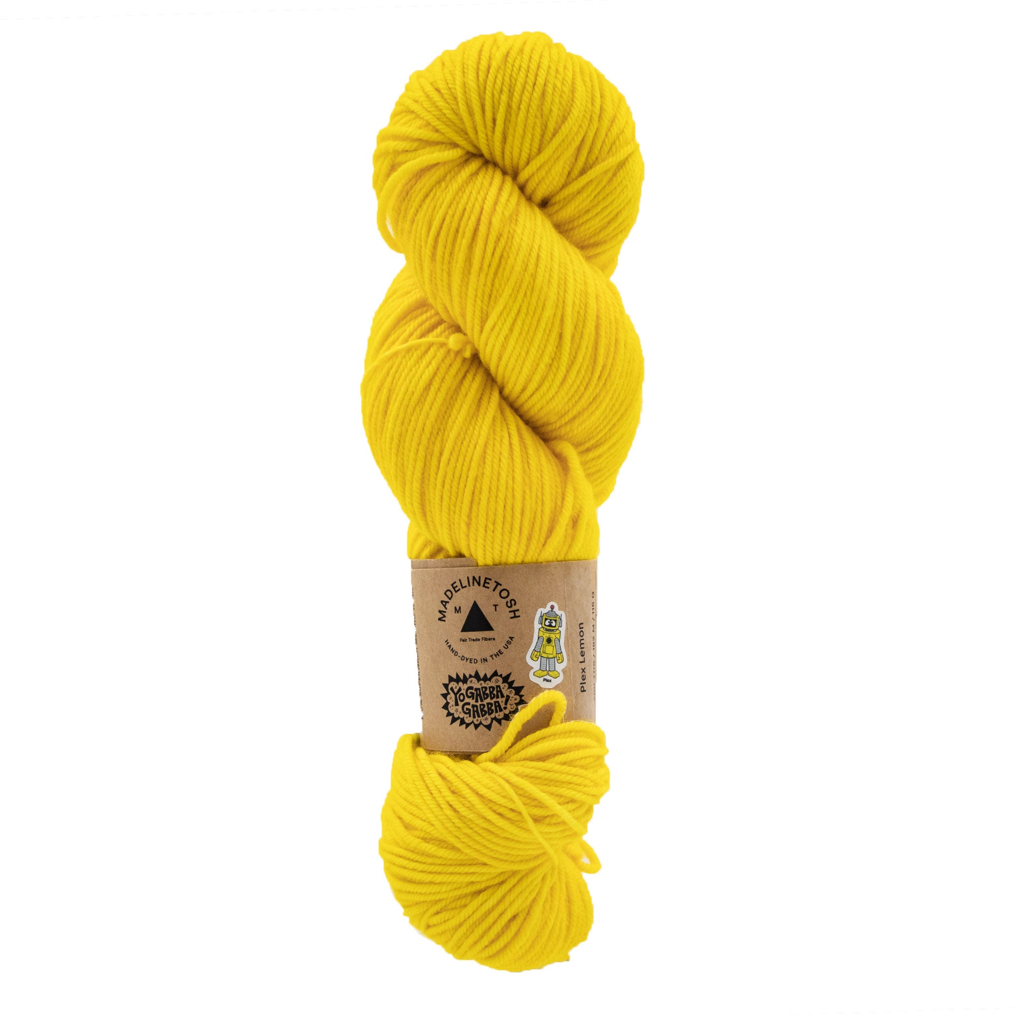 Madelinetosh Tosh Vintage Yarn - Plex Lemon - Zoom Image