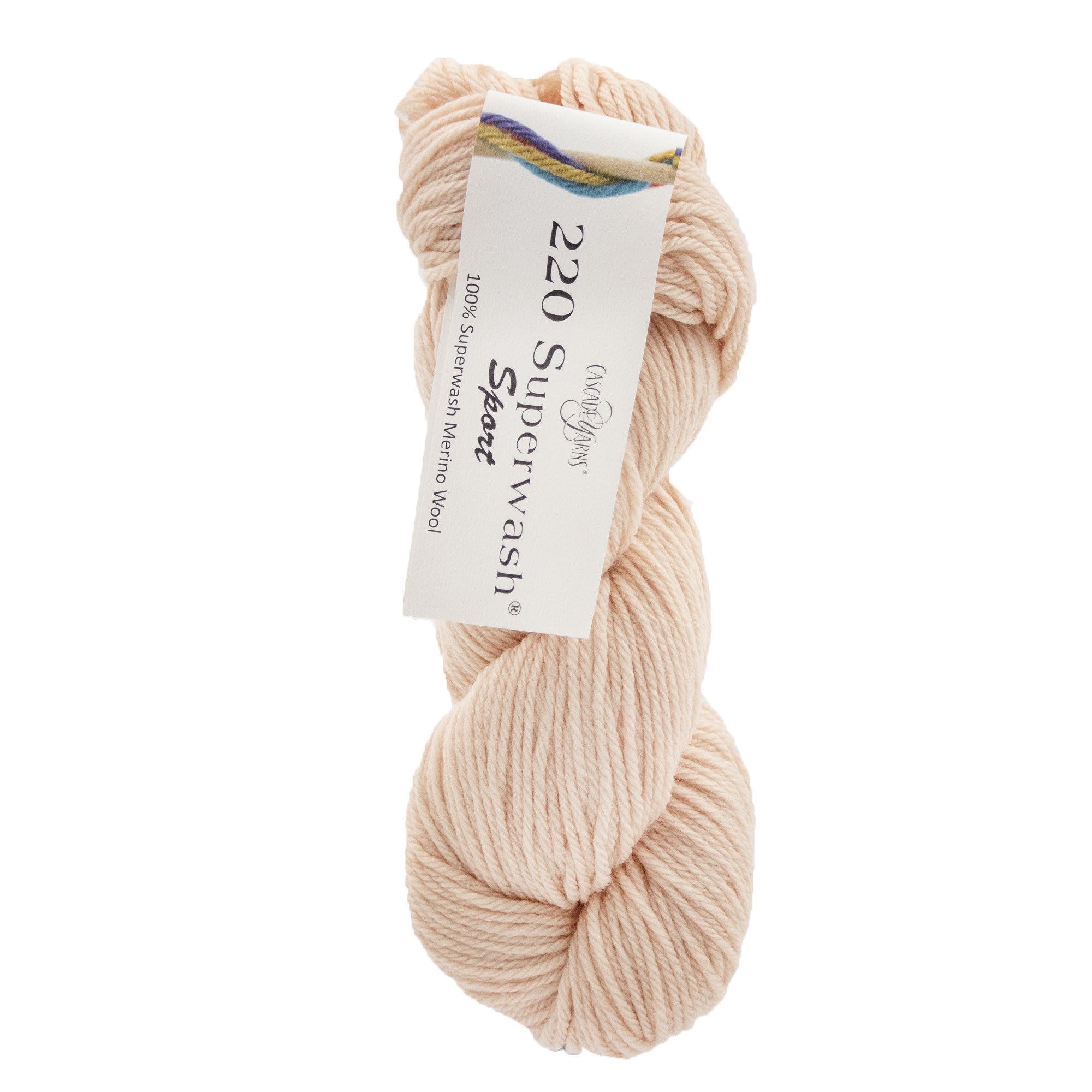 Cascade Yarns 220 Superwash Sport Yarn - 289 Cream Puff - Zoom Image