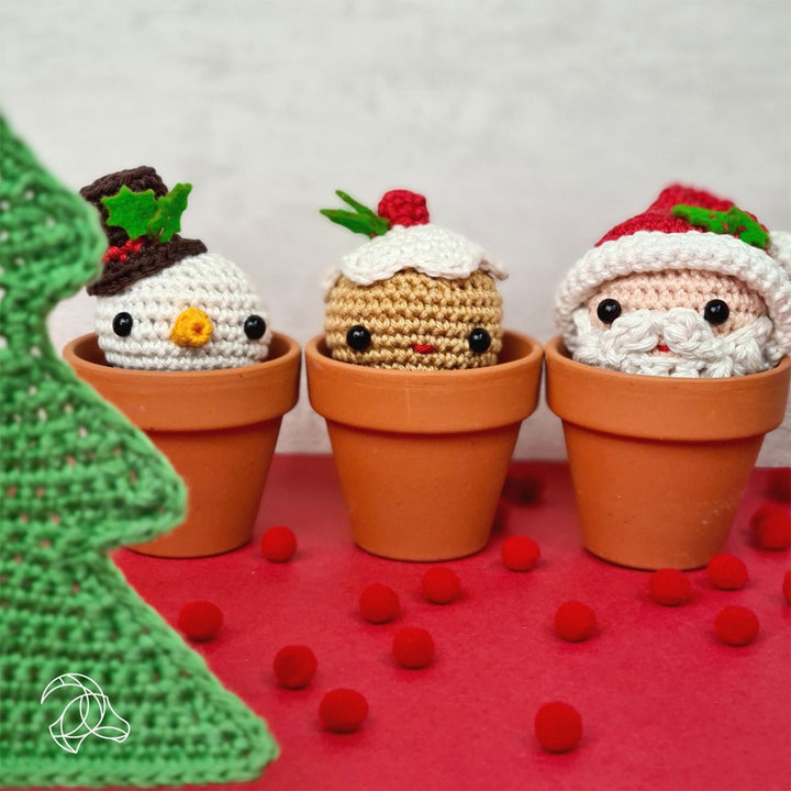 Hardicraft Plush Toys - Mini Snowman (Crochet) - Extra Image
