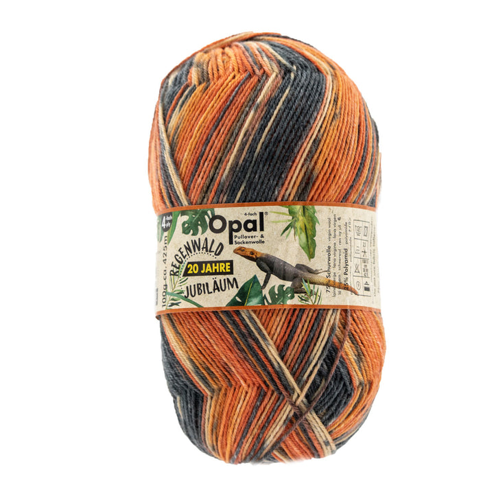 Opal Regenwald: 20th Anniversary Edition Yarn - 8460 Uganda Timmi - Extra Image