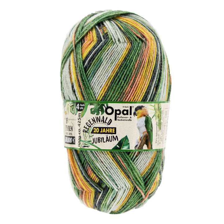 Opal Regenwald: 20th Anniversary Edition Yarn - 9770 Stefan Schreit In Der Achterbahn - Extra Image