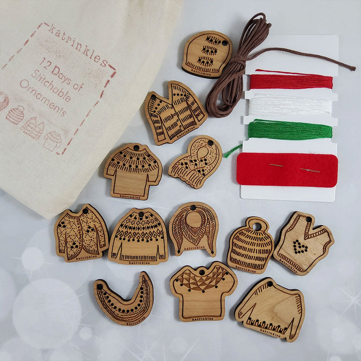 Katrinkles - 12 Days of Stitchable Ornaments Set - Extra Image