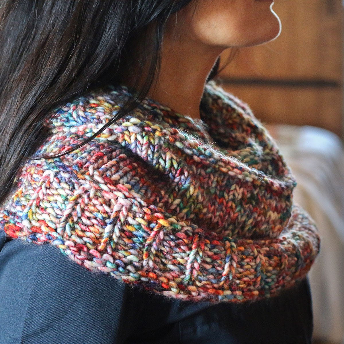 Madelinetosh Naughty & Nice Holiday Cowl Kits - What The Fruitcake - Extra Image