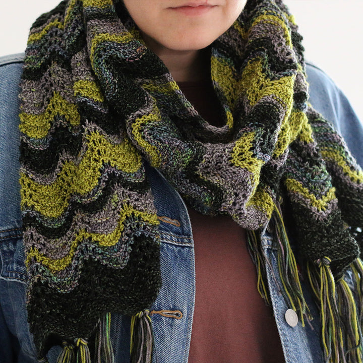 Madelinetosh Defying Gravity Shawl Kit Kits - Elphaba - Extra Image