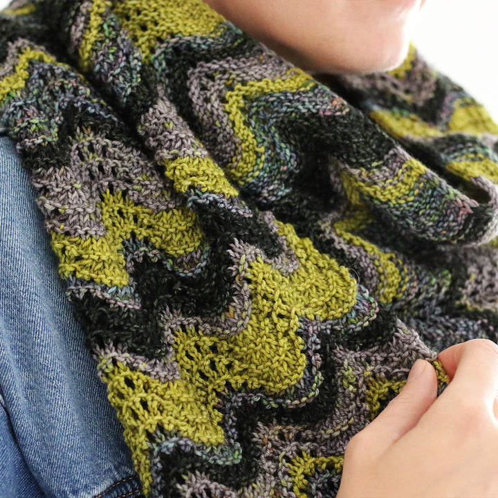 Madelinetosh Defying Gravity Shawl Kit Kits - Elphaba - Extra Image