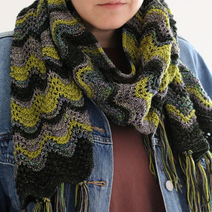 Madelinetosh Defying Gravity Shawl Kit Kits - Elphaba - Extra Image