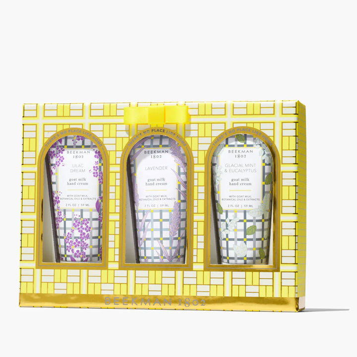 Beekman 1802 Hand Cream Sampler - Lavender, Lilac, Glacial Mint - Zoom Image