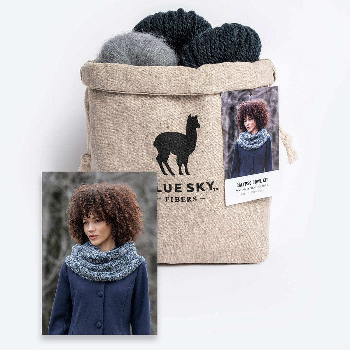 Blue Sky Fibers Kits - Calypso Cowl Kit - Extra Image