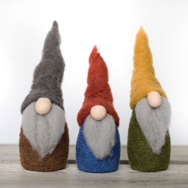 Felted Sky Sculpting With Wool Needle Felting Kits - Gnomes - Zoom Image