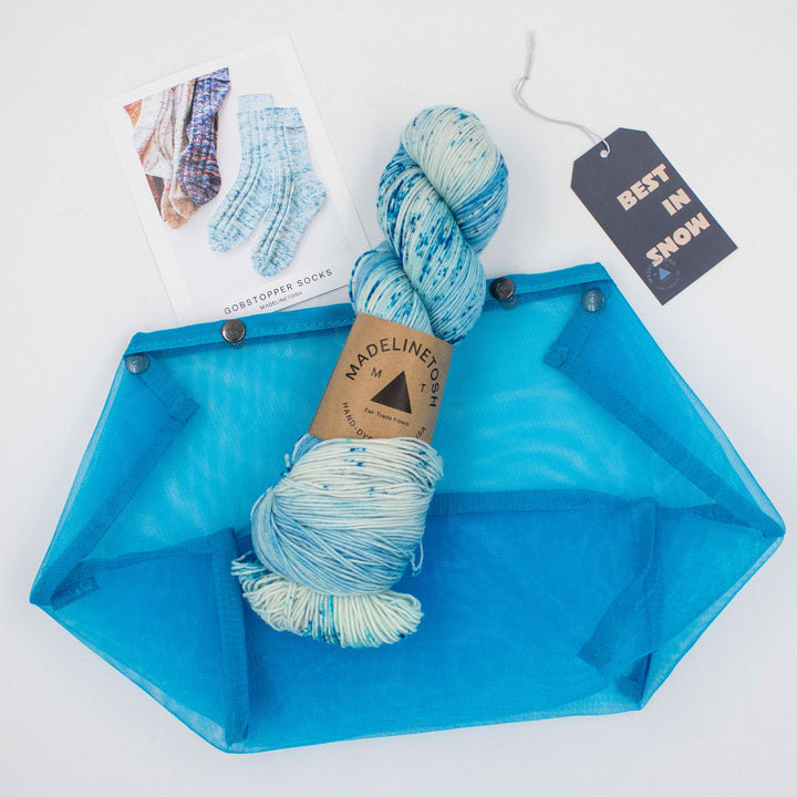Madelinetosh Naughty & Nice Holiday Sock Kits - Best in Snow - Zoom Image