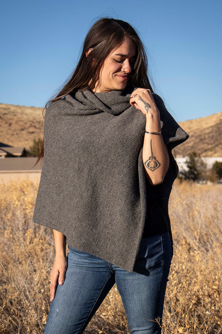 Yarn Citizen Easy Folded Knit Poncho Kit - Extra Image