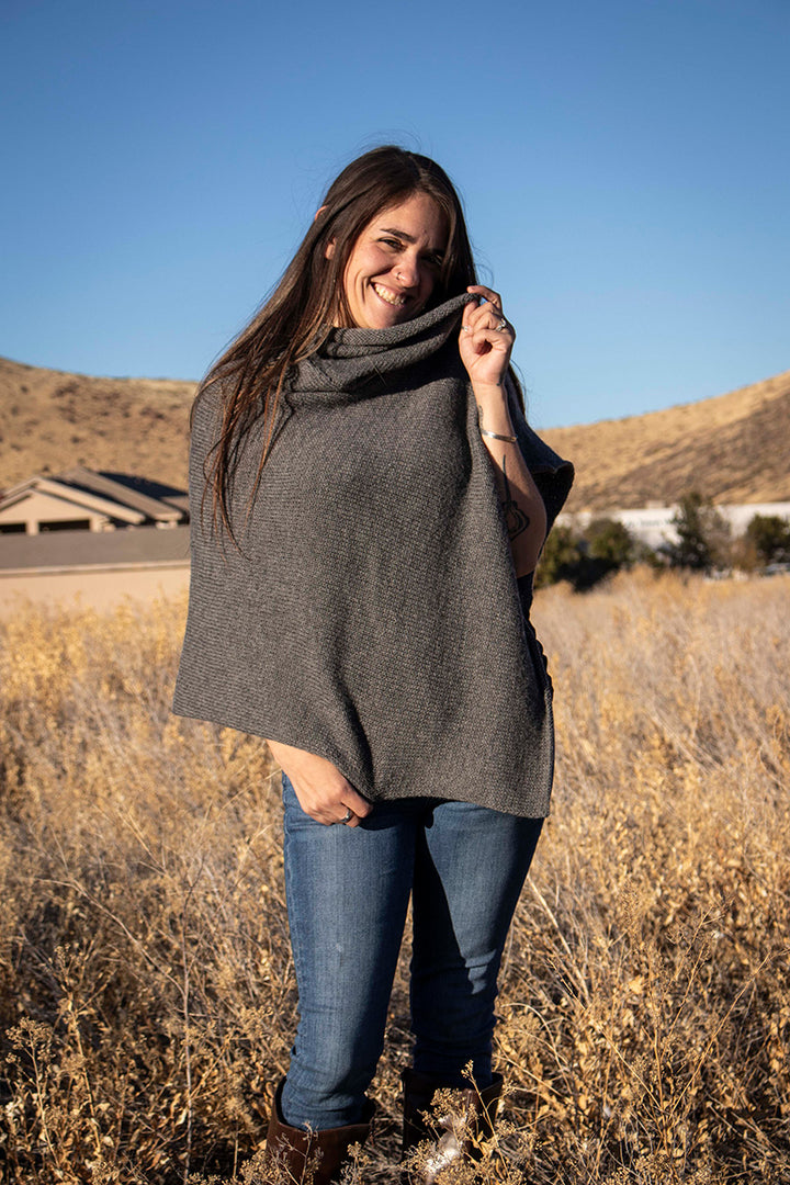 Yarn Citizen Easy Folded Knit Poncho Kit - Extra Image