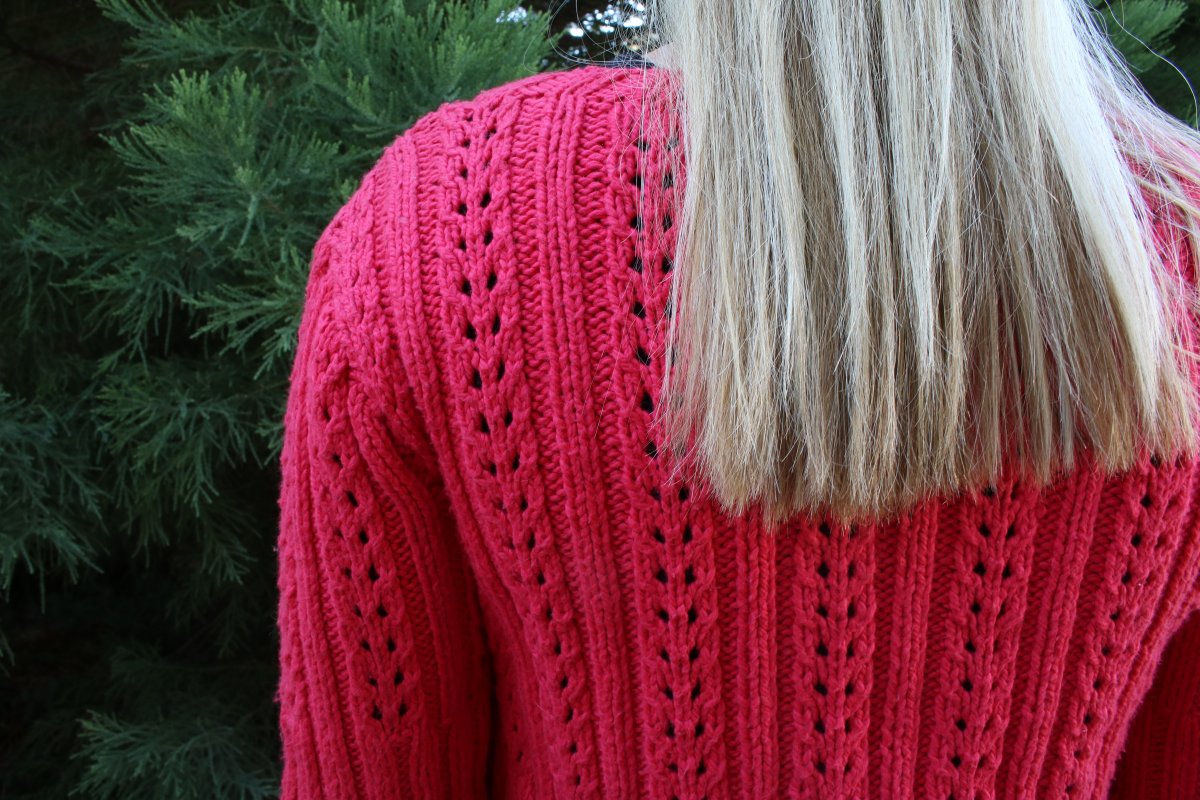 Blue Sky Fibers' Eyelet Cardigan - Main Image 1