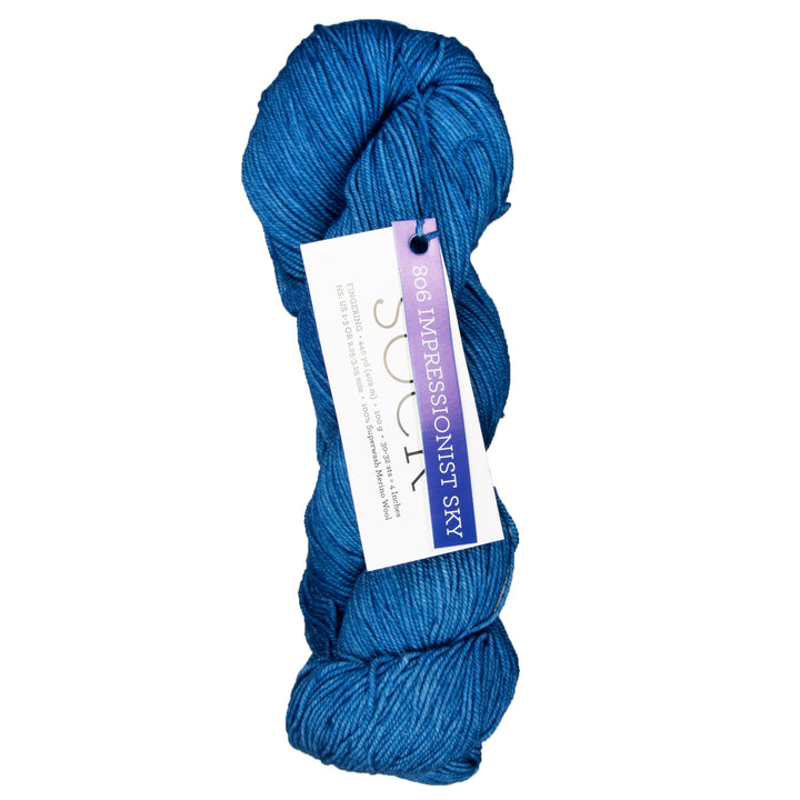 Malabrigo Sock Yarn - 806 Impressionist Sky - Zoom Image