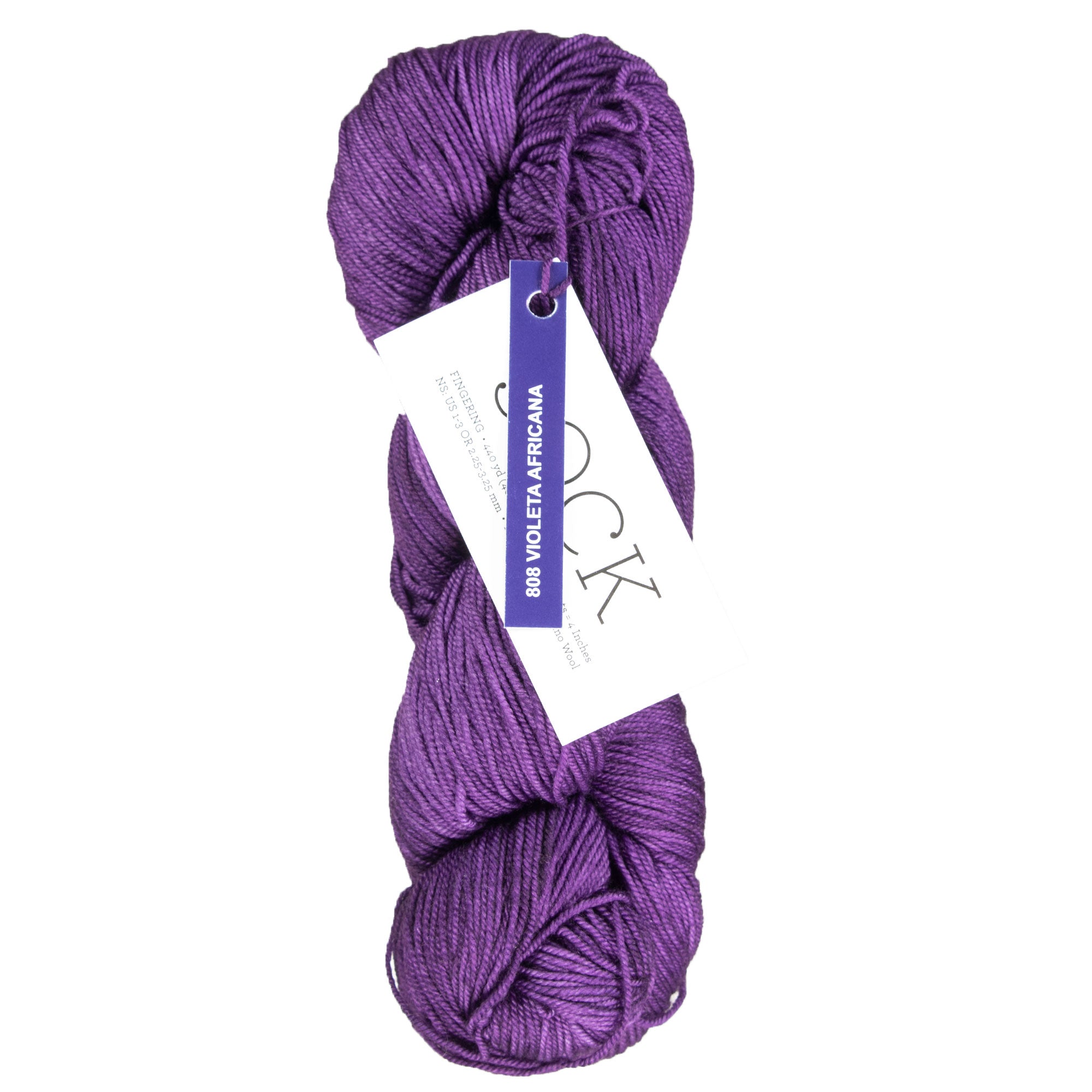 Malabrigo Sock Yarn - 808 Violeta Africana - Zoom Image