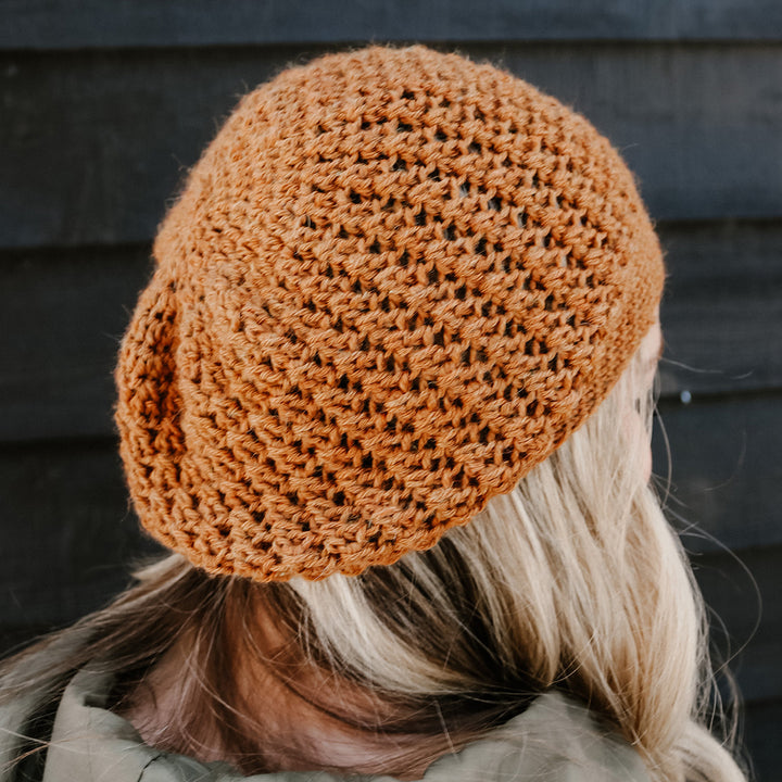 Dawn's Harmony Worsted Slouchy Crochet Hat - Main Image 5